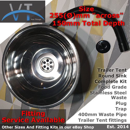 Trailer tent sink 5cm - trailer, sink,
